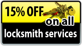 15% off on all locksmith services